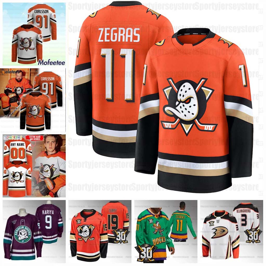 65 Jacob Trouba Anaheim Leo Carlsson 2024-25 Ducks Hockey Jersey Trevor Zegras Troy Terry Adam Henrique Cam Fowler Ryan Getzlaf Killorn Milano Kesler Sennecke