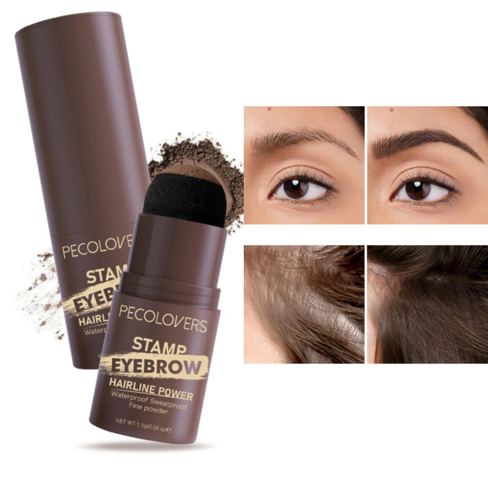 Complete Professional Eyebrow Powder Stamp Shaping Kit Makeup Brushes Eyebrow Paint Eyebrow Pencil Eye Brows Stencil 241206