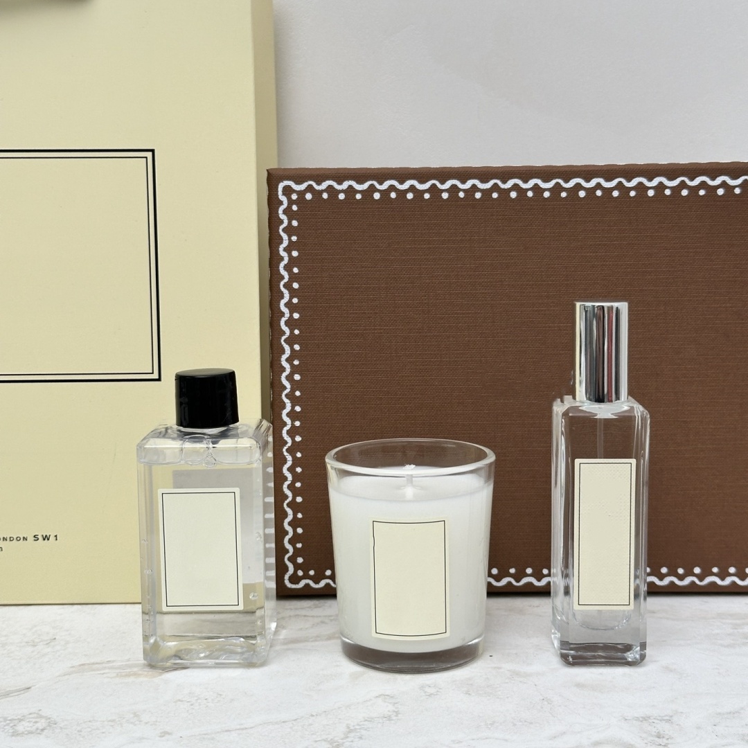 Aromatherapy candle perfume three piece home room durable gift box perfume hand gift