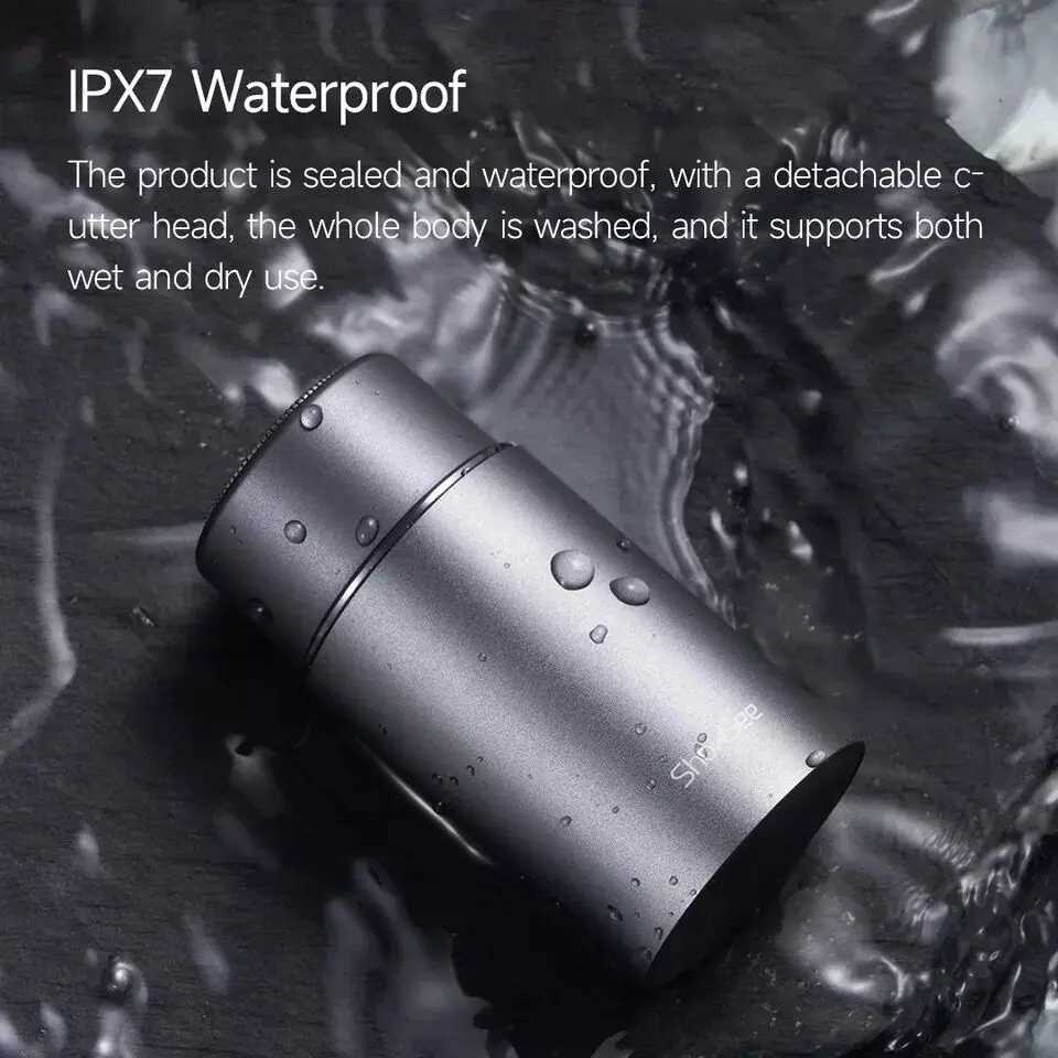 Youpin ShowSee Smart Sensor Shaver Mini Body Stong Power IPX7 Waterproof Wireless Electric Beard Razor Men Shaving MachineXJ241207