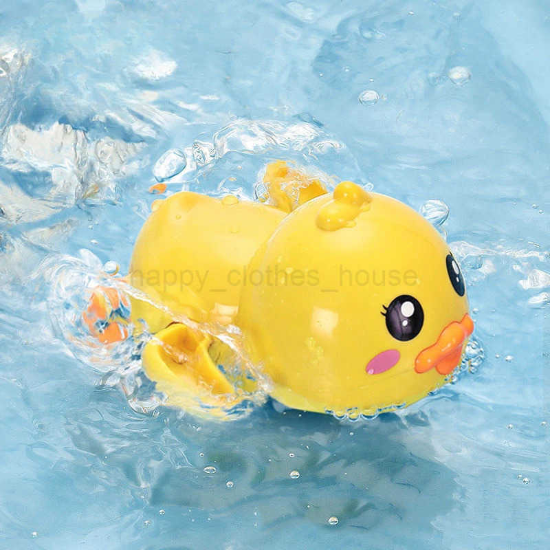 Baby Bath Toys Cute Swimming Fish Animal Floating Wind Up Toys Water Game Classic Clockwork Toys For ToddlersXJ241207
