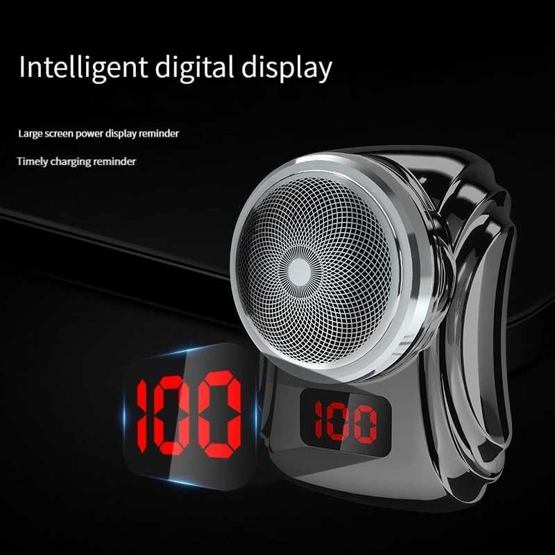 Hot selling electric mini shaver USB rechargeable Razor waterproof mens travel portable beard knifeXJ241207