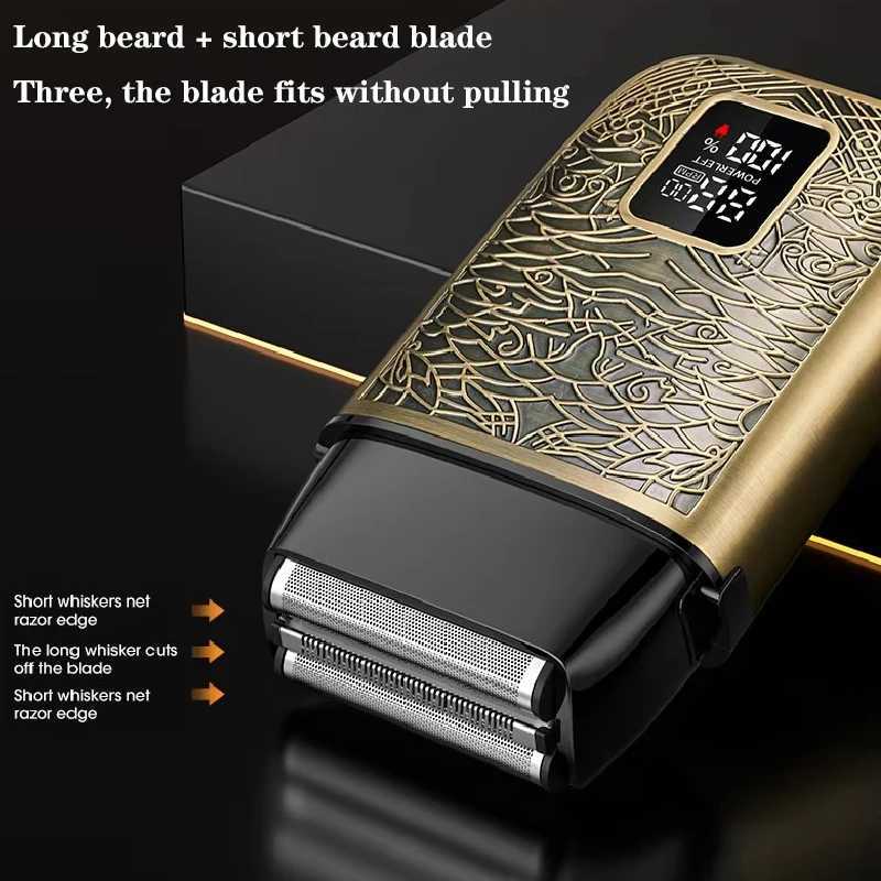 4D LK3010 All Metal IPX6 Waterproof Electric Shaver Men electric shaver for men portable Foil ShaversXJ241207