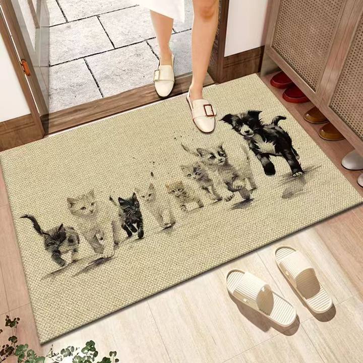 Bedroom, living room, kitchen, entrance balcony, entrance foyer, diatomaceous earth carpet