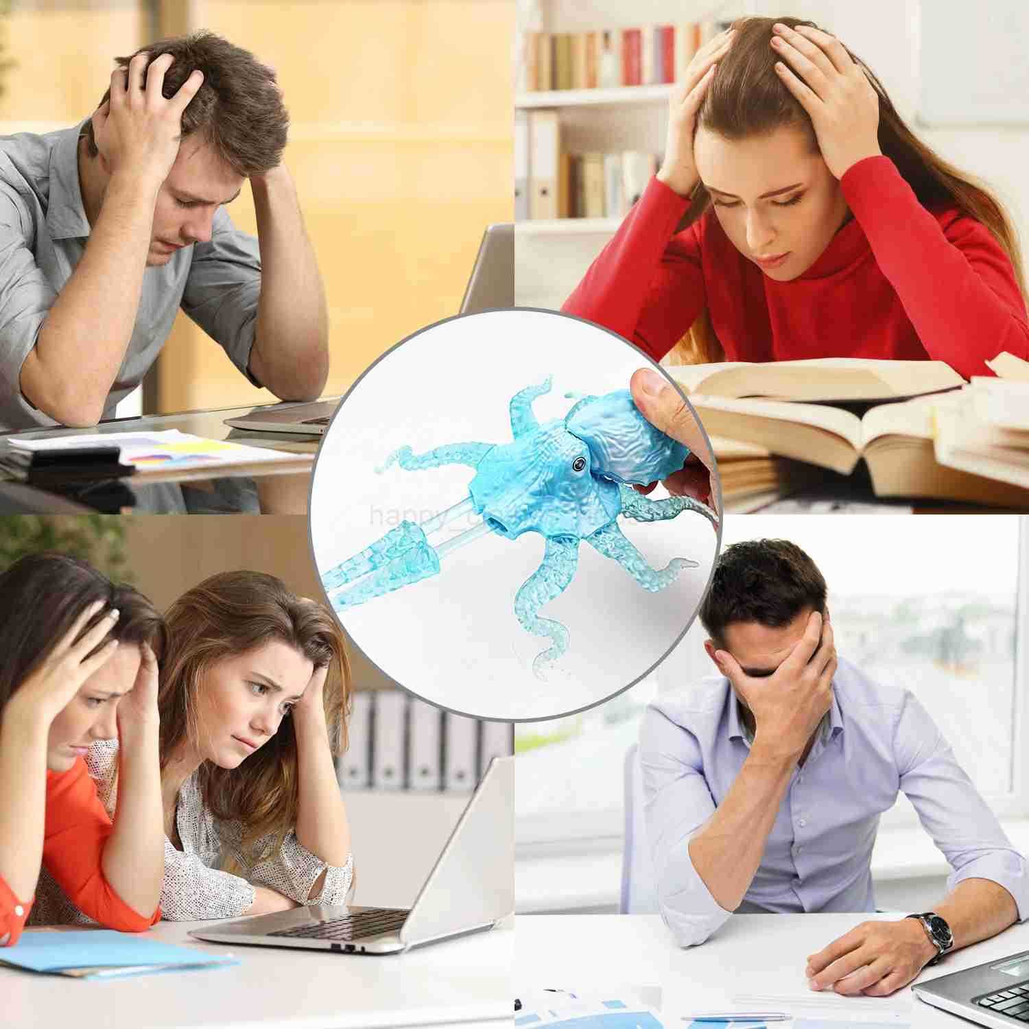 TPR simulation childrens toy soft rubber stretching octopus pinching music decompression water toy crabs marine creaturesXJ241207