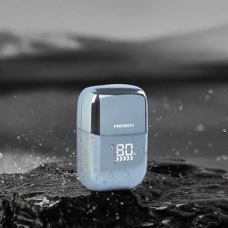 MOTA Portable Mini Electric Shaver Smart Digital Display TYPE-C Rechargeable Shaver Reciprocating Mens Shaving MachineXJ241207