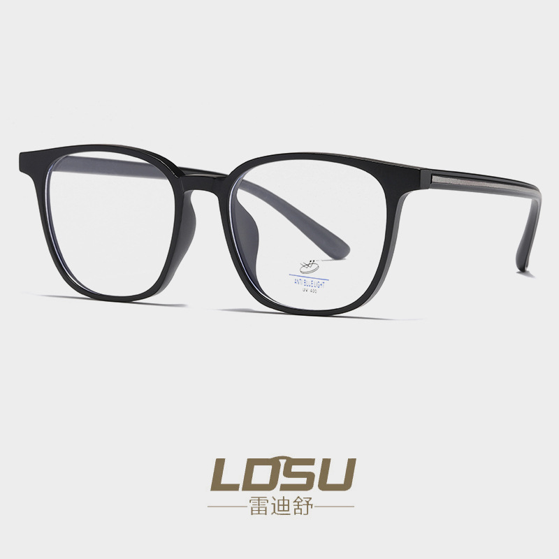 tr90 ultra-light suitable for high number of myopia frames female transparent ins wind glasses frame square niche models 81226