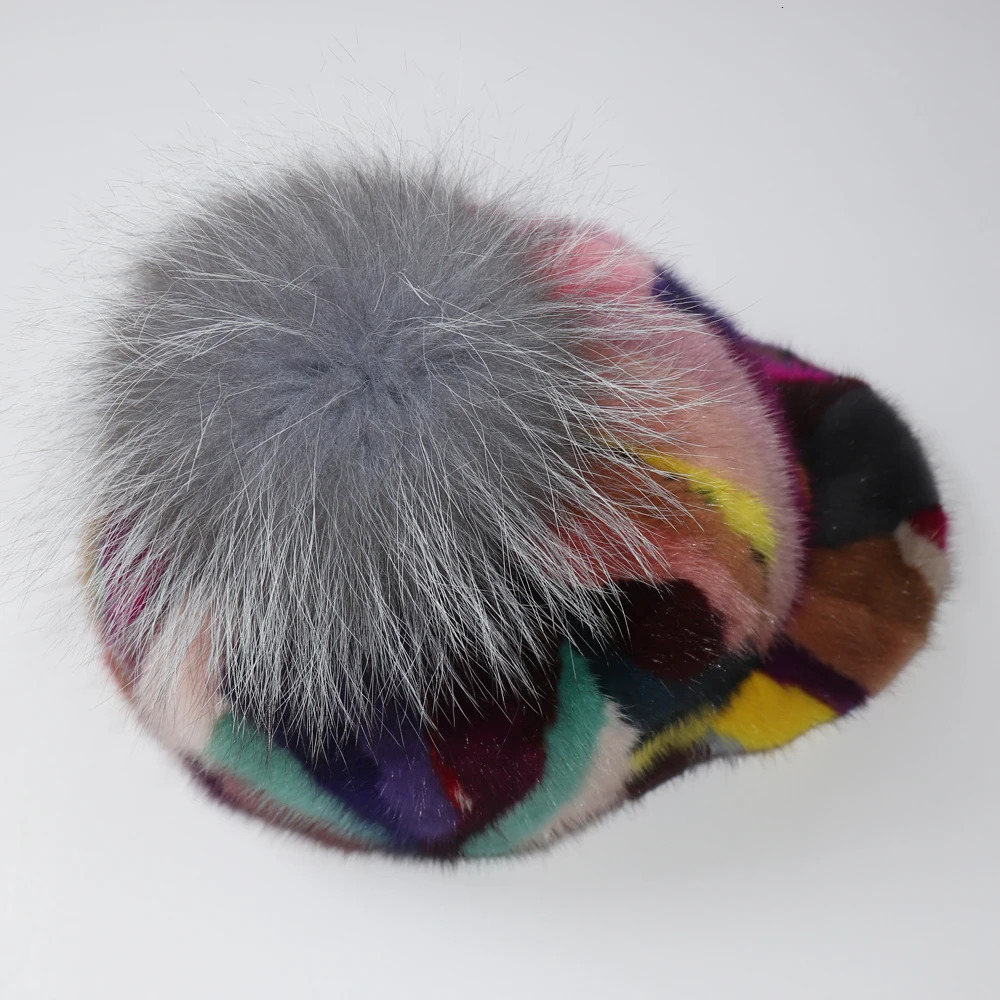 womens genuine natural mink fur hat adult handmade warm winter baseball hat womens elegant and fashionable warm hat 241206