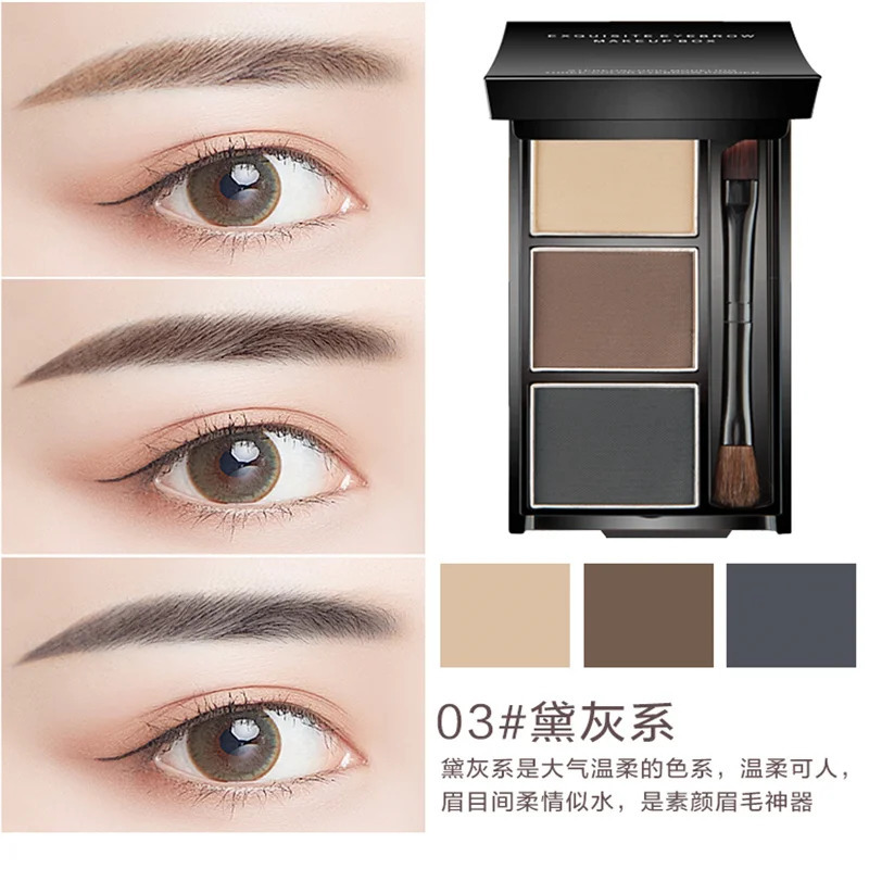 Eyebrow Powder Waterproof Long Lasting Eyebrow Cream Eye Brow Enhancers Smooth Powder Palette Eye Brow Makeup Eyebrow Tint 241206