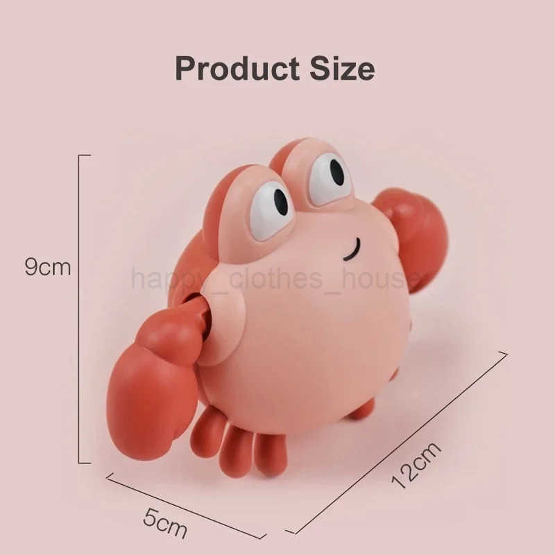 Baby Toys Bathing Ducks Animal Whale Crab Swimming Pool Water Play Game Chain Clockwork Bath Toys For ChildrenXJ241207