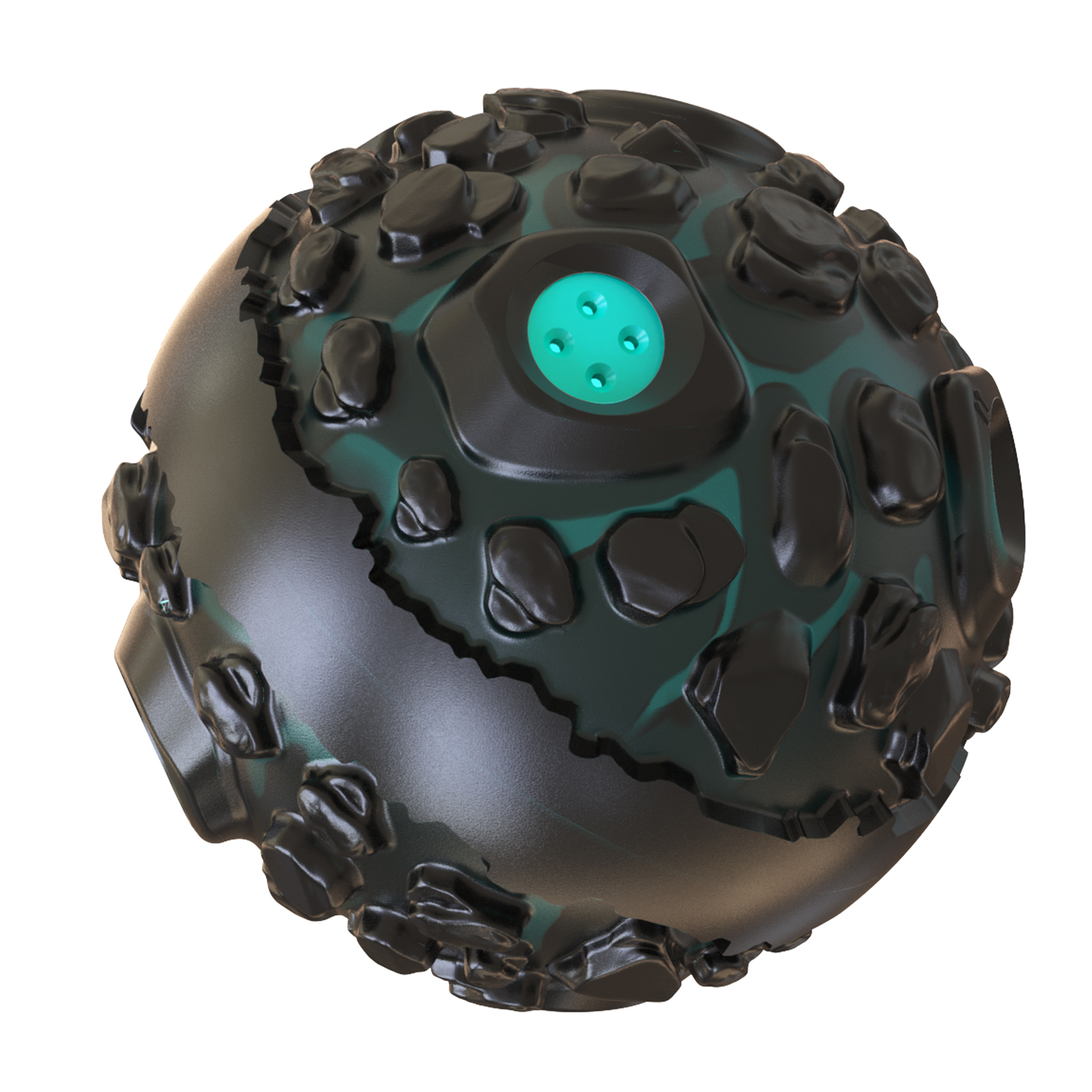 Stone-Based Meteorite Chewing Massage Ball for Oral Health