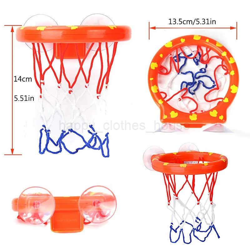 Baby Bath Toy Toddler Boy Water Toys Bathroom Bathtub Shooting Basketball Hoop with 3 Balls Kids Outdoor Play Set Cute WhaleXJ241207