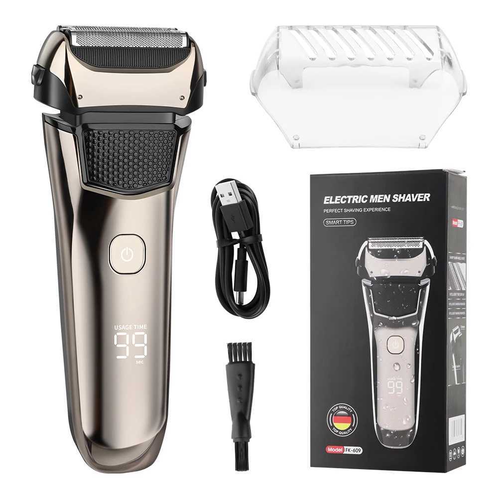 hiena Shaver Professional Razor Electric Shaving Machine Portable Beard Trimmer Rechargeable Razor Mini Shaver for MenXJ241207