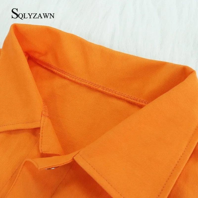 Streetwear denim cut jacket womens Gothic button torn bomber Harajuku retro green black long sleeved clothing 241206