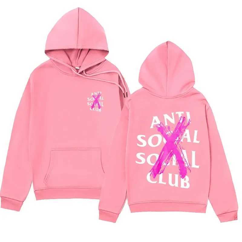 unisex hoodie European and American fashionable simple flce loose hoodie X241207