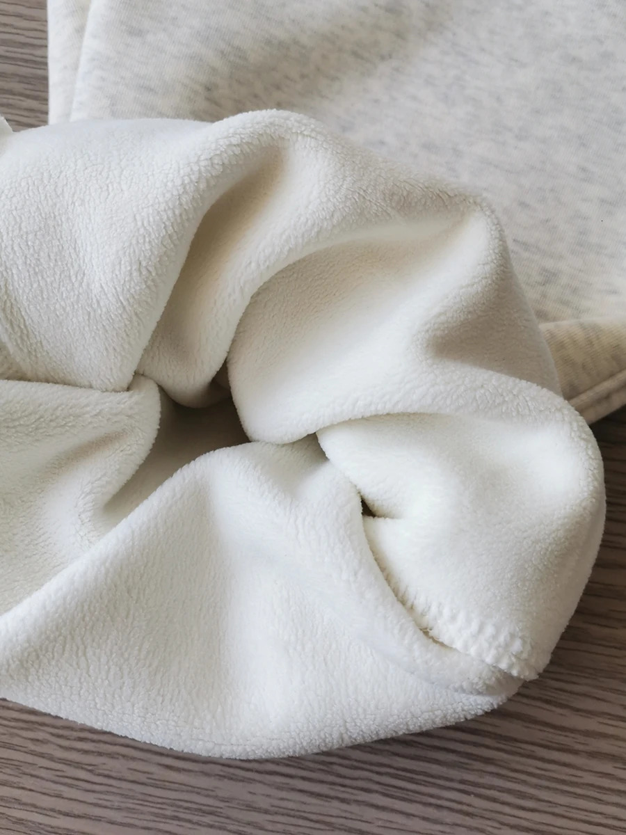 Womens winter pants velvet wide legs high waist beige thick retro oversized loose pants gray casual warm wool pants 241202