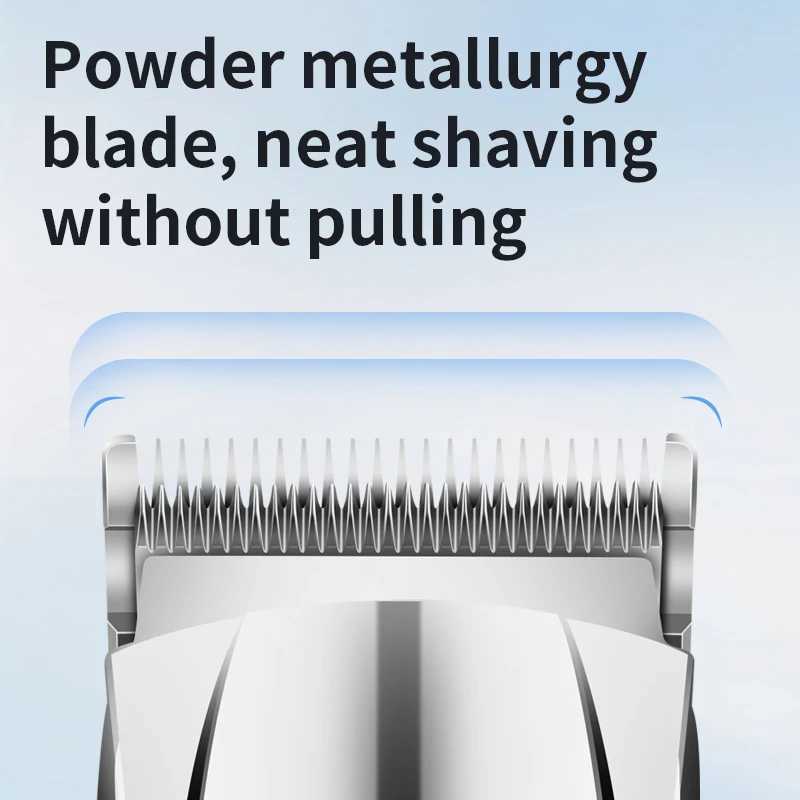 RESUXI 002 Professional Cordless Rechargeable Hair Clipper Set Low Noise Hair Clippers and Detail Hair Trimmer for Men BarberXJ241207