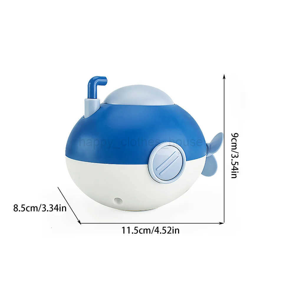 Baby Bath Toys Bathing Submarine Swimming Pool Water Play Game Chain Clockwork Bath Toys For Children Water Play ToyXJ241207
