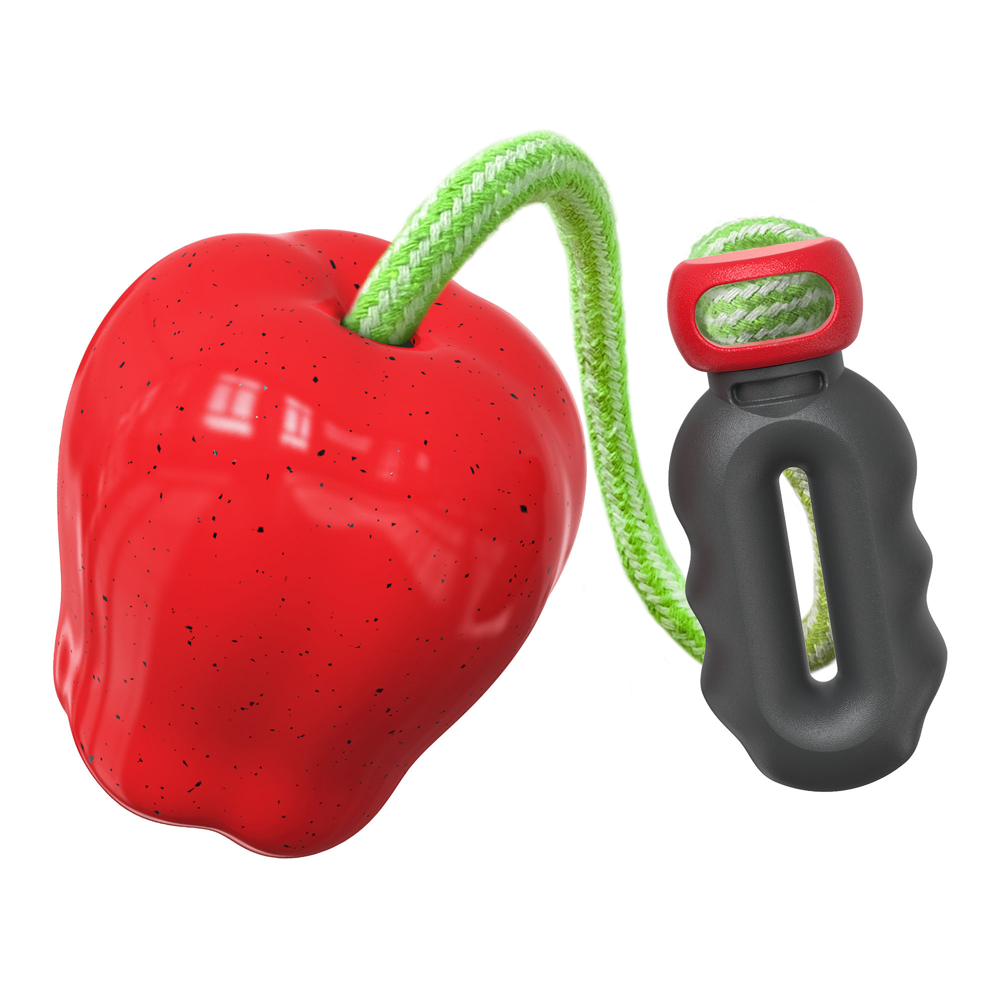 Pet apple ball dog teething gnawing apple dog teething bite not broken vent chewing resistant dog toys