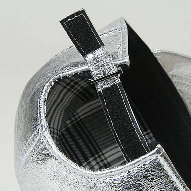 Winter unisex leather baseball cap mens outdoor casual shiny gold/silver hip trendy cap mens hockey fast back Chapeu 241206