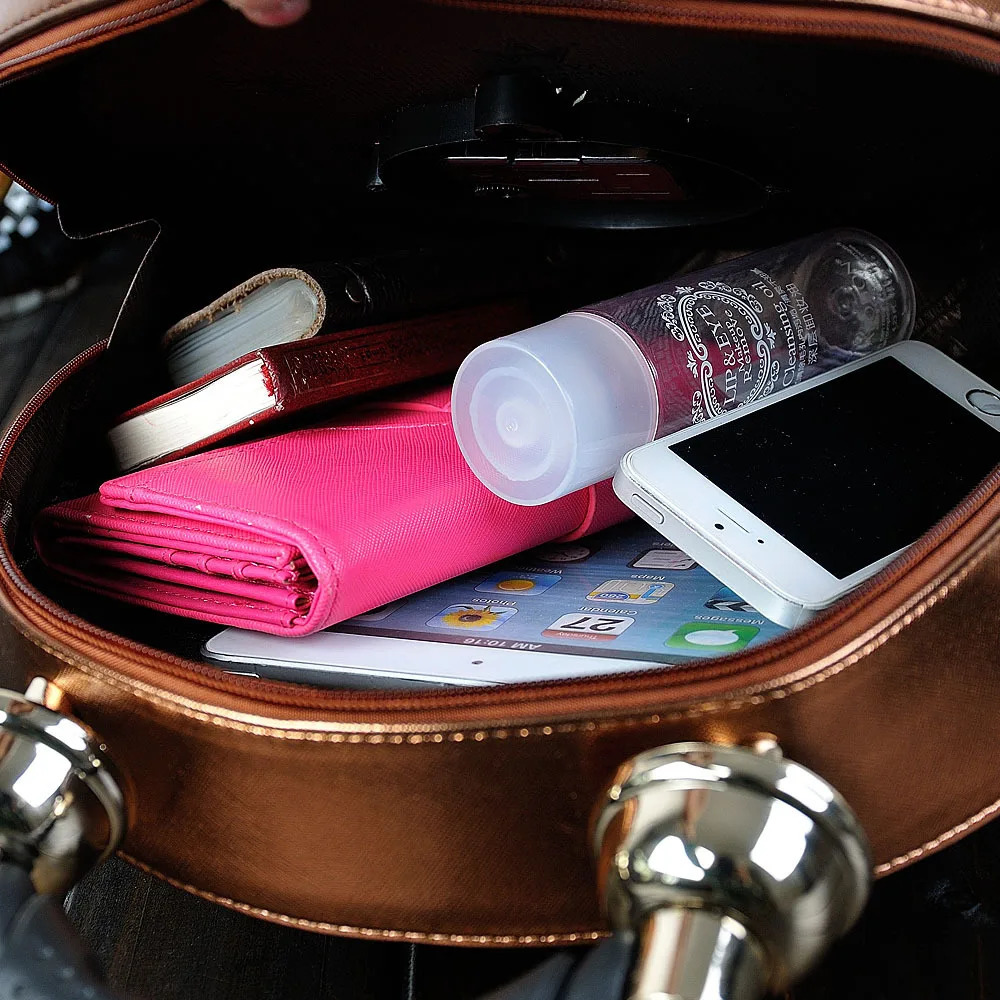 Amber Real Alarm Clock Retro Womens Handbag High Quality Womens Shoulder Messenger Bag Fashion Womens Cross Body Bag 241205