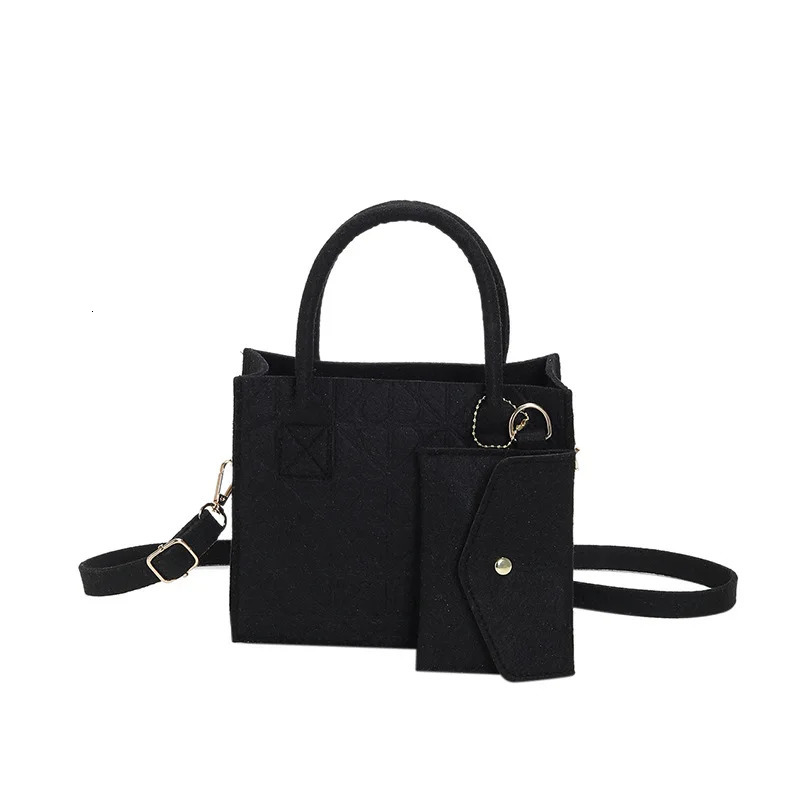 zipper messenger bag solid color felt womens shoulder bag handbag womens casual cross body bag 241205