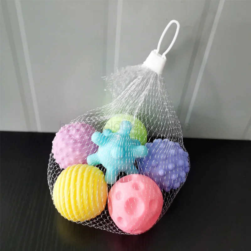 Childrens Toy Balls Babies and Toddlers Grab Balls Soft Rubber Play Toys Can Be Gned and Bitten When Pinched Baby ToysXJ241207