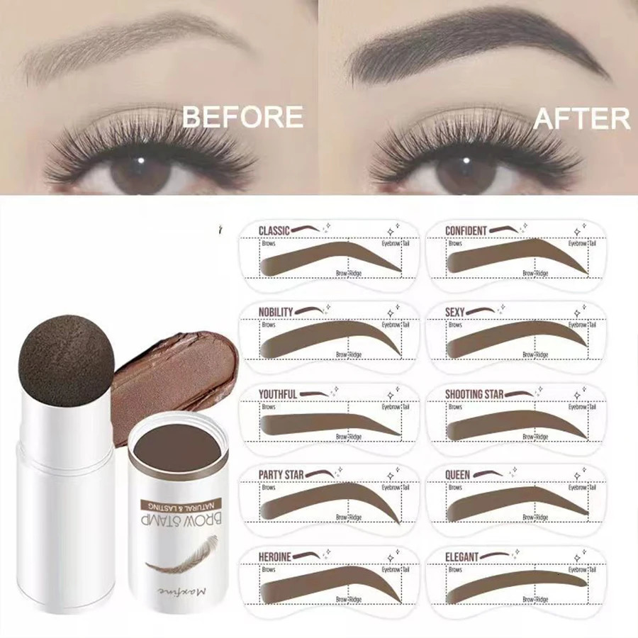 Eyebrow Printing Powder High Color Waterproof Makeup Lasting Natural Makeup 241206