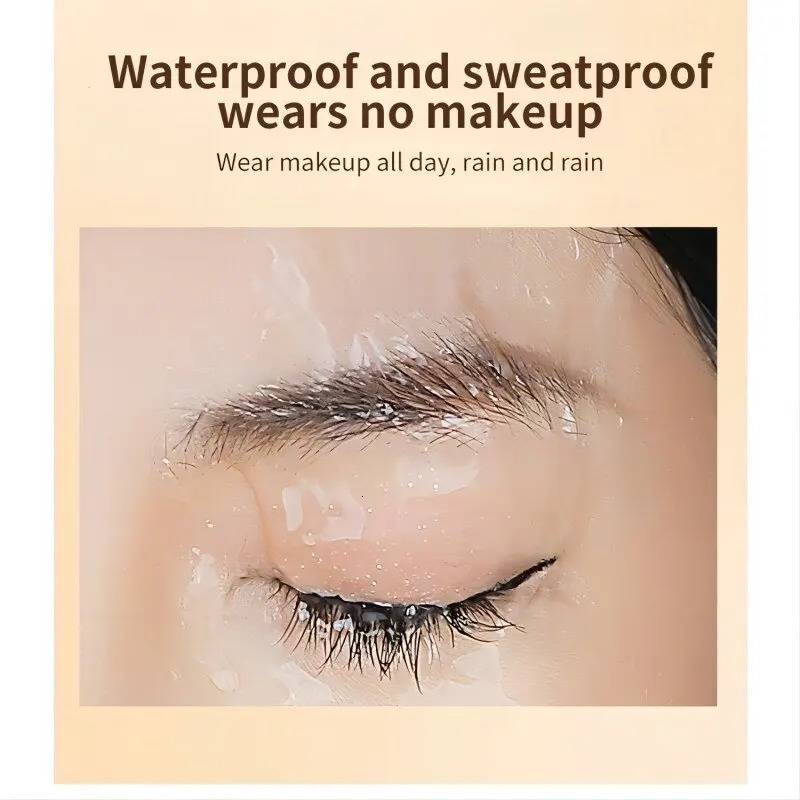 GECOMO Two-color Air Cushion Eyebrow Powder Color Waterproof and Sweat-proof Long-lasting Eye Brow Cream 241206