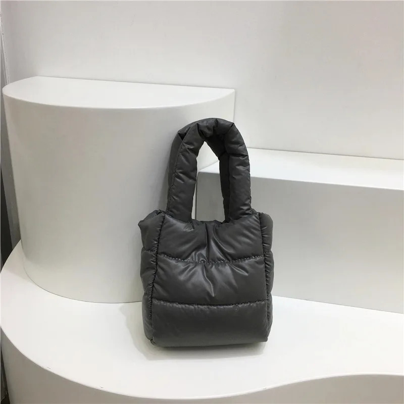 Down cotton jacket bag cute womens small handbag Versatile portable cross body bag womens wallet and handbag 241205