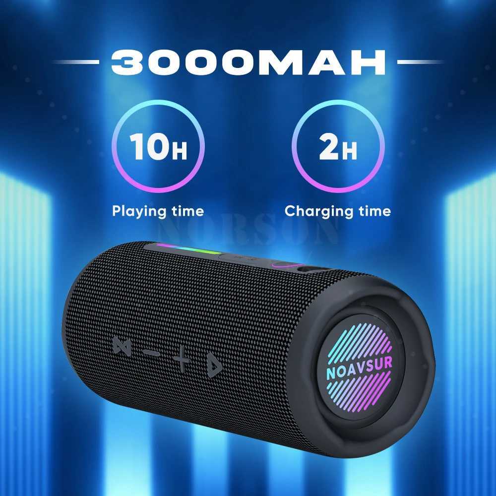2024 Mini Bocinas New LED Parlantes Speaker Box Ultra Low Bass 30W Outdoor Caixa De Som Waterproof Wireless Altavoz wireless connections Speaker X2412