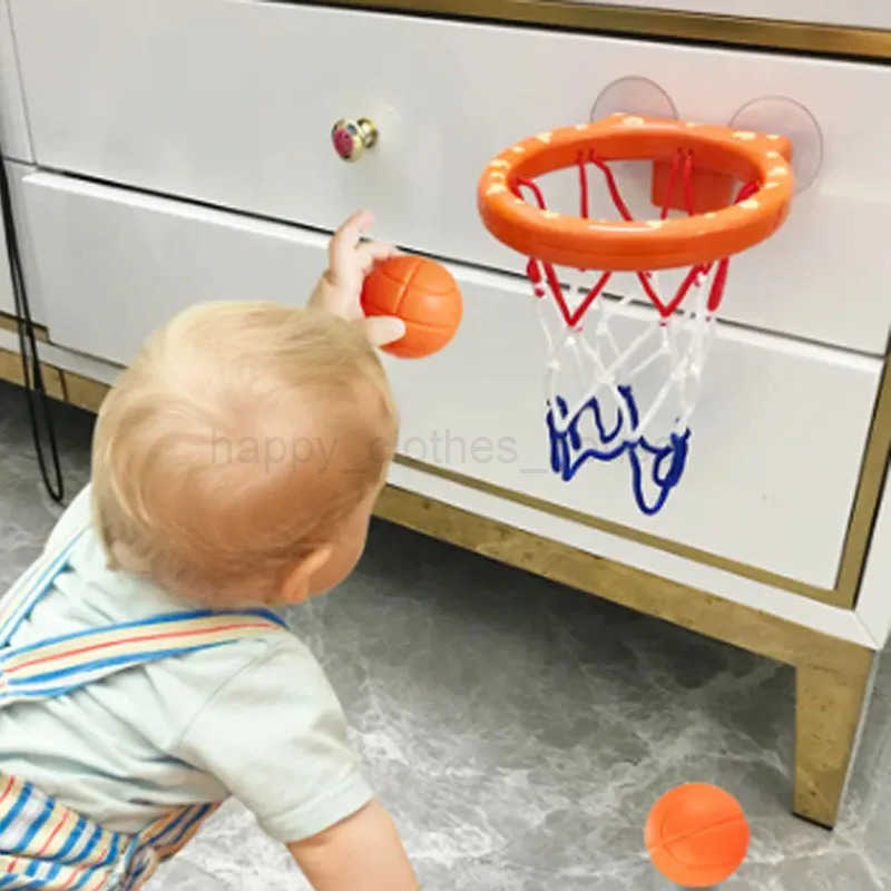 Baby Bath Toy Toddler Boy Water Toys Bathroom Bathtub Shooting Basketball Hoop with 3 Balls Kids Outdoor Play Set Cute WhaleXJ241207