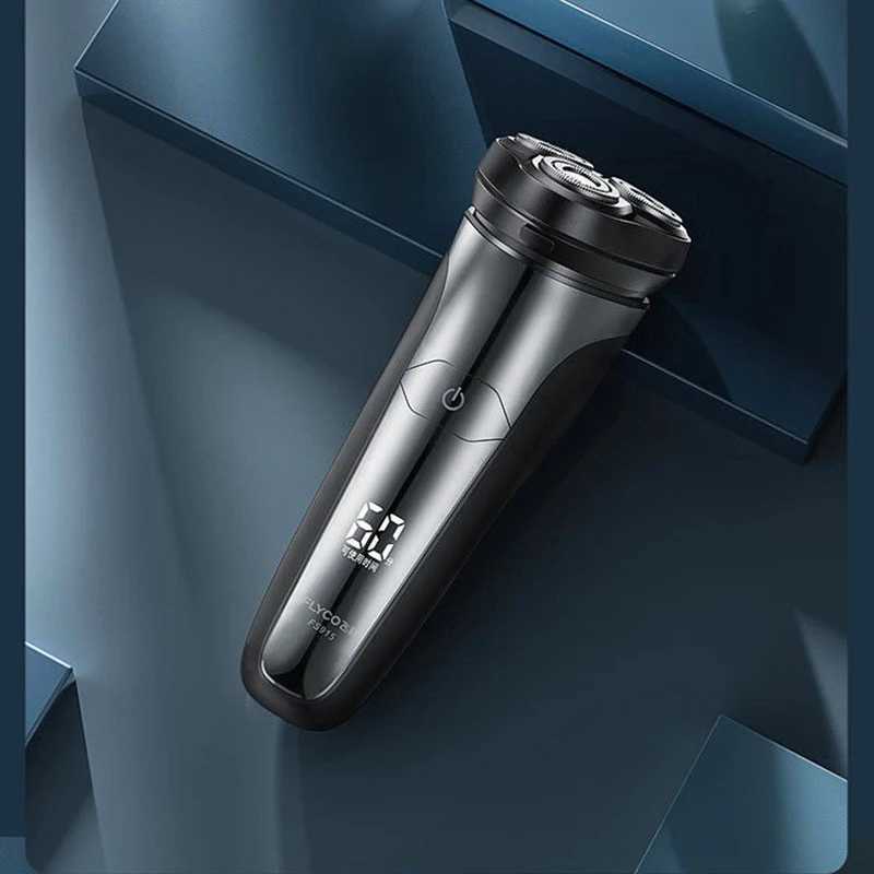 AIKIN Flyco Triple Blade Razor For Men IPX7 Waterproof Rechargeable Electric Shaver FS915 / FS916XJ241207