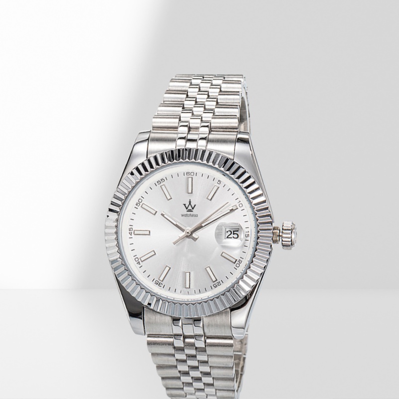 Designer Mens Automatic Mechanical Watch - Stainless Steel Case, Sapphire Crystal, Luminous Hands