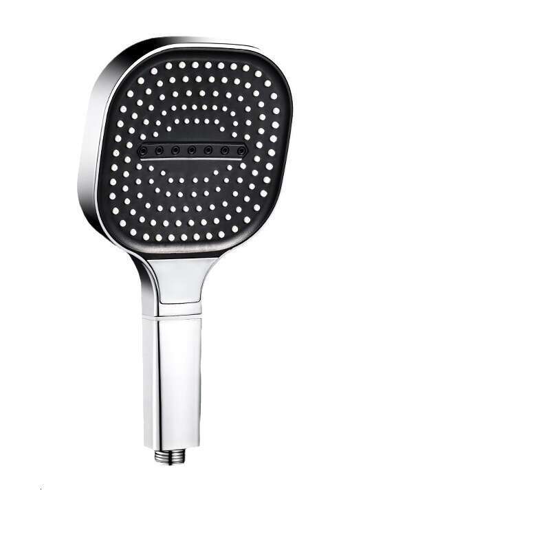 Square filter showerhead, super pressurized handheld household bathroom shower heater, large water volume for showering and bathing