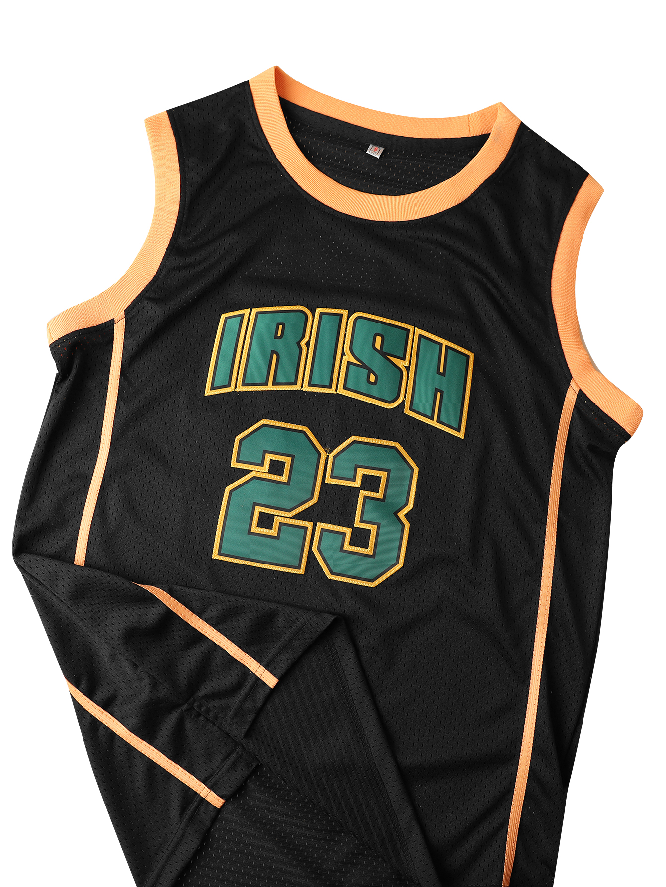 IRISH 23 JAMES IN STOCK Wholesale BASKETBALL Jeresys Embroidered Letter Hygroscopic Quick Drying, Wear-Resistant And Wrinkle-Resistant, Light Weight