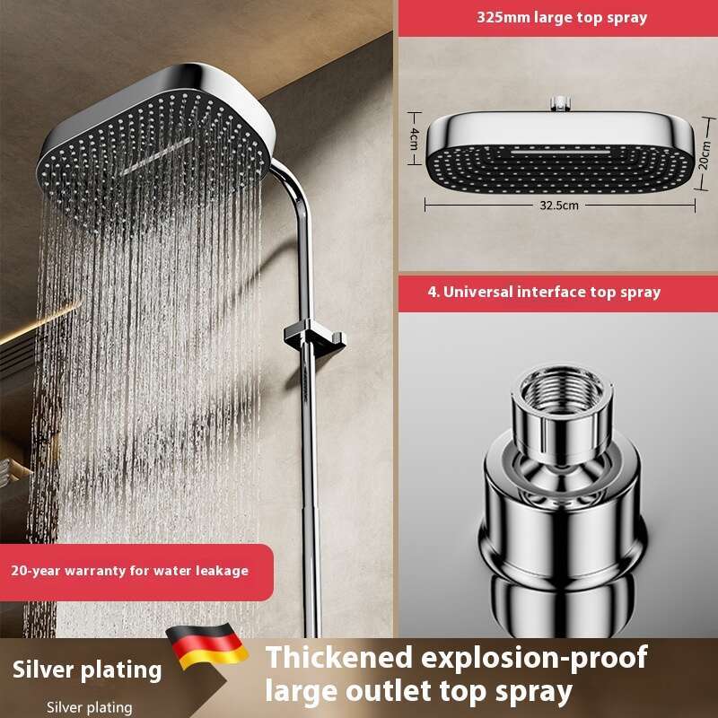 Supercharged ceig sprinkler head with thickened dome and large water outlet, household bathroom faucet, showerhead, showerset