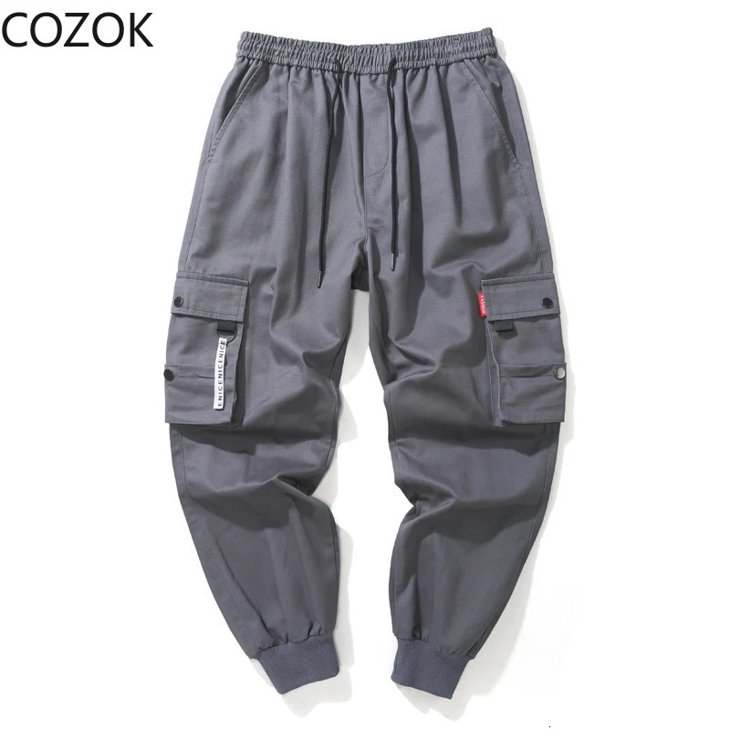 Camouflage cargo pants size 8XL suitable for mens slow runners featuring hiphop military camouflage cotton sports with large pockets and Anker 241206