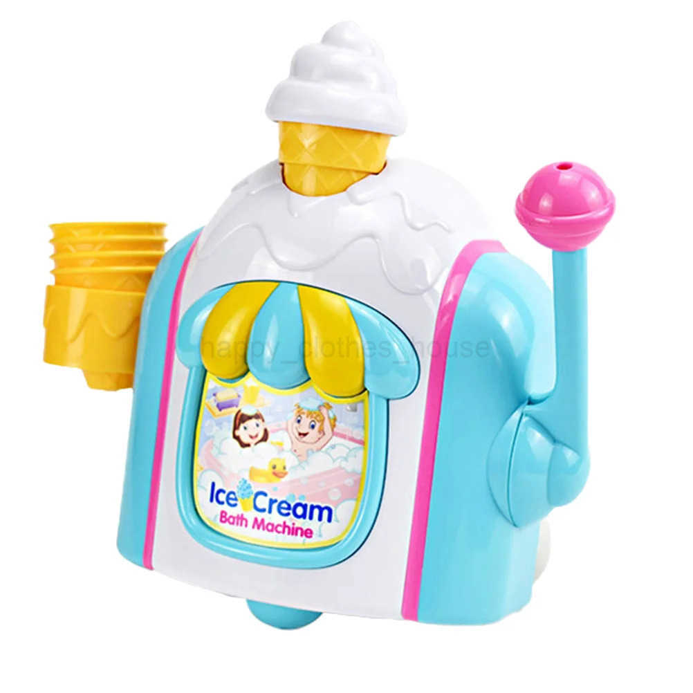 Ice Bubble Machine Baby Bath Tub Bubbler Toy Abs Bathing Toys Blower GirlXJ241207