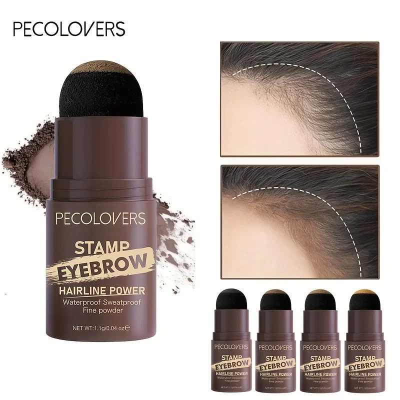 Hair Line Shadow Stick Hairline Filling Powder Waterproof Hair Edge Shadow Eyebrow Powder Hair Powder Styling Makeup Tools 241206
