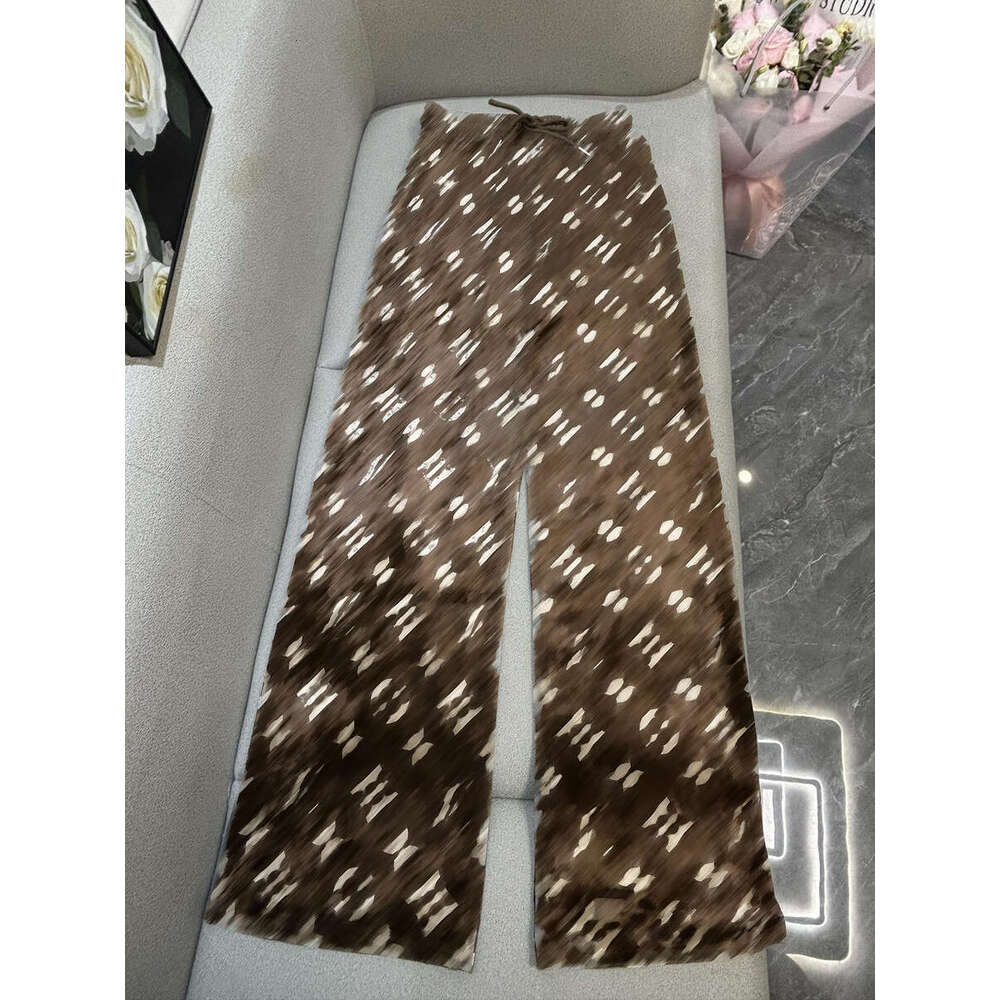 pants designer women brand clothing women spring velvet trousers fashion letter print logo ladies straight pants girl high-quality casual pants Dec 07 A10