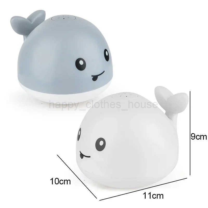 Baby Light Up Bath Toys Whale Automatic Sprinkler Bathtub Toys kids Infant Swim Pool Bathroom Toys Gifts With Music LED LightXJ266607