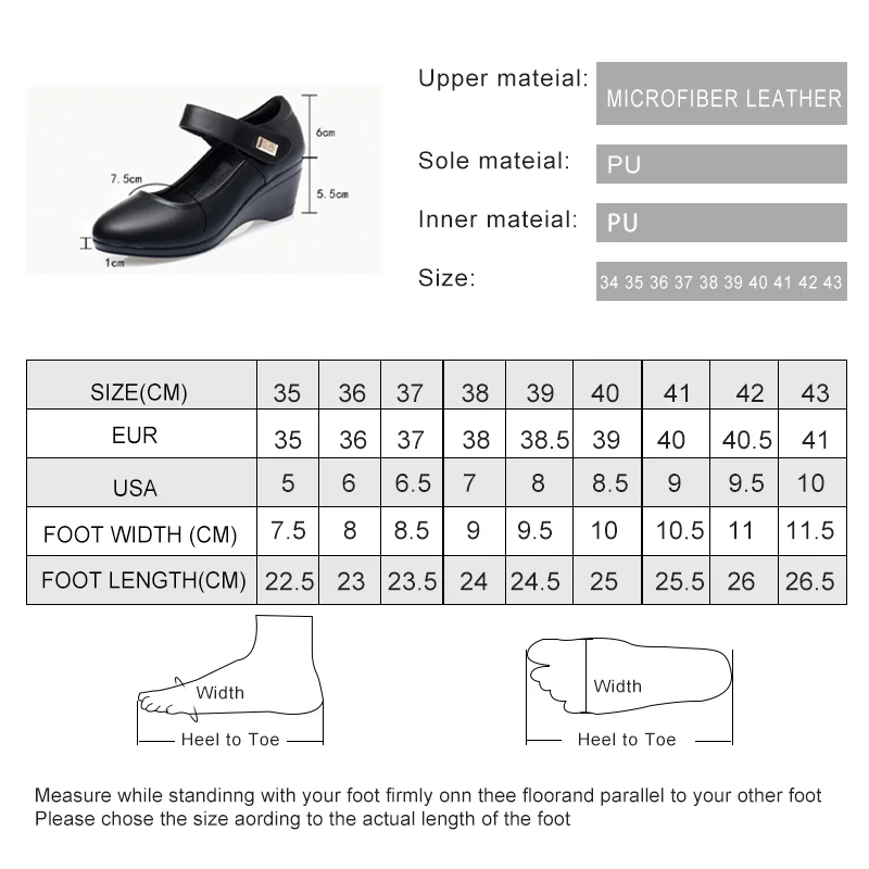 Mom Shoes High-heel Wedge Women Autumn Shoes Round Head Mid-aged Shallow Mouth Ladies Shoes