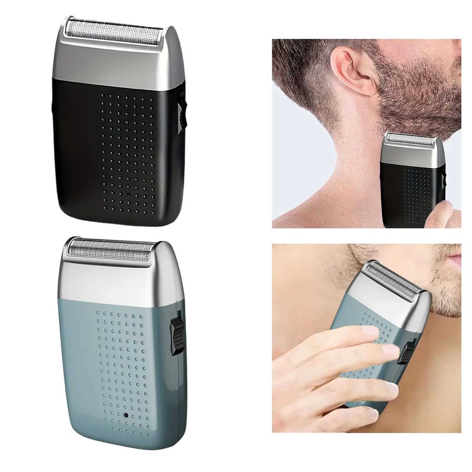 Mini Shaver for Men USB Rechargeable Electric Razor for Home Outdoor CampingXJ241207