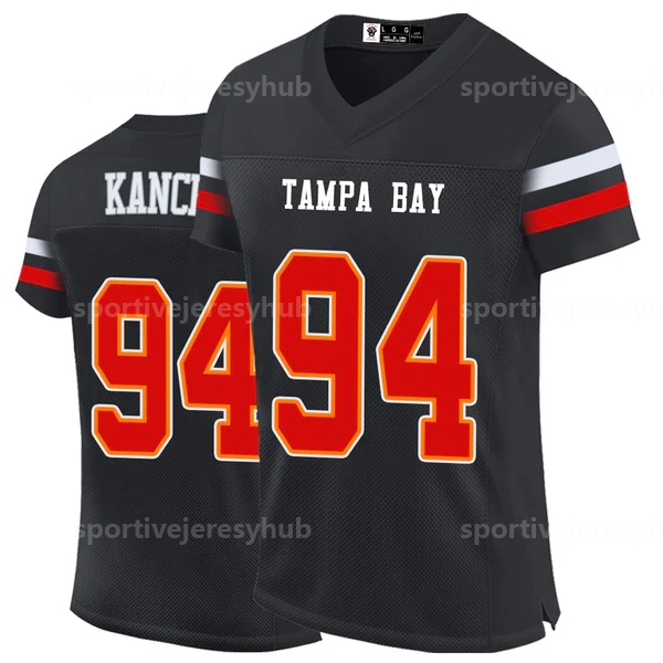 Custom Mens/Youth Football Stitched Jerseys 6 Baker Mayfield 13 MikeEvans 12 TomBrady 25 LeSean Antoine WinfieldJr. Buccaner American Football Jersey