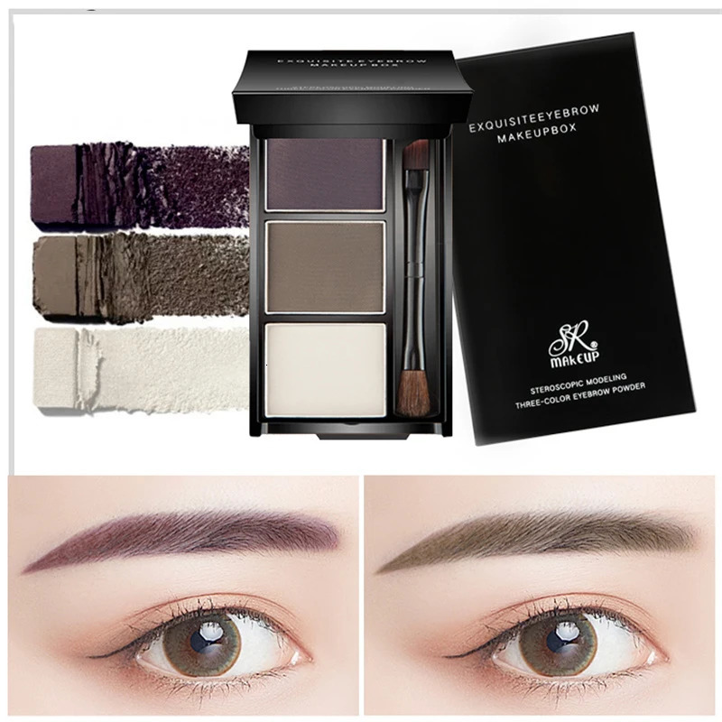 Eyebrow Powder Waterproof Long Lasting Eyebrow Cream Eye Brow Enhancers Smooth Powder Palette Eye Brow Makeup Eyebrow Tint 241206