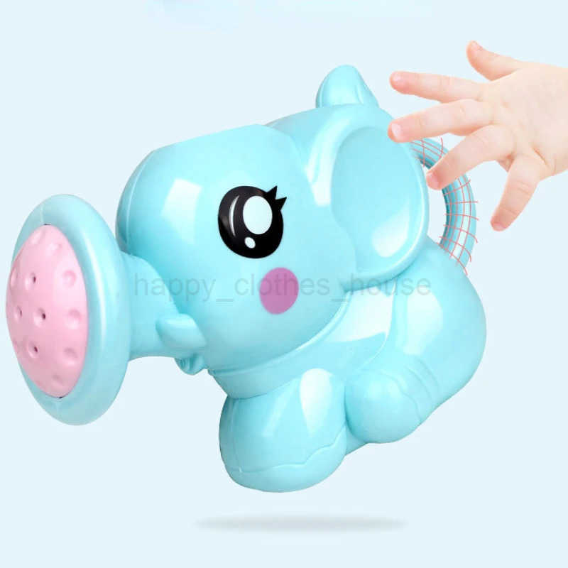 Cute Elephant Baby Watering Pot Bath Toy Plastic Bathroom Shower Tool Baby Bath Toy for Children Summer Bath SprinklerXJ241207