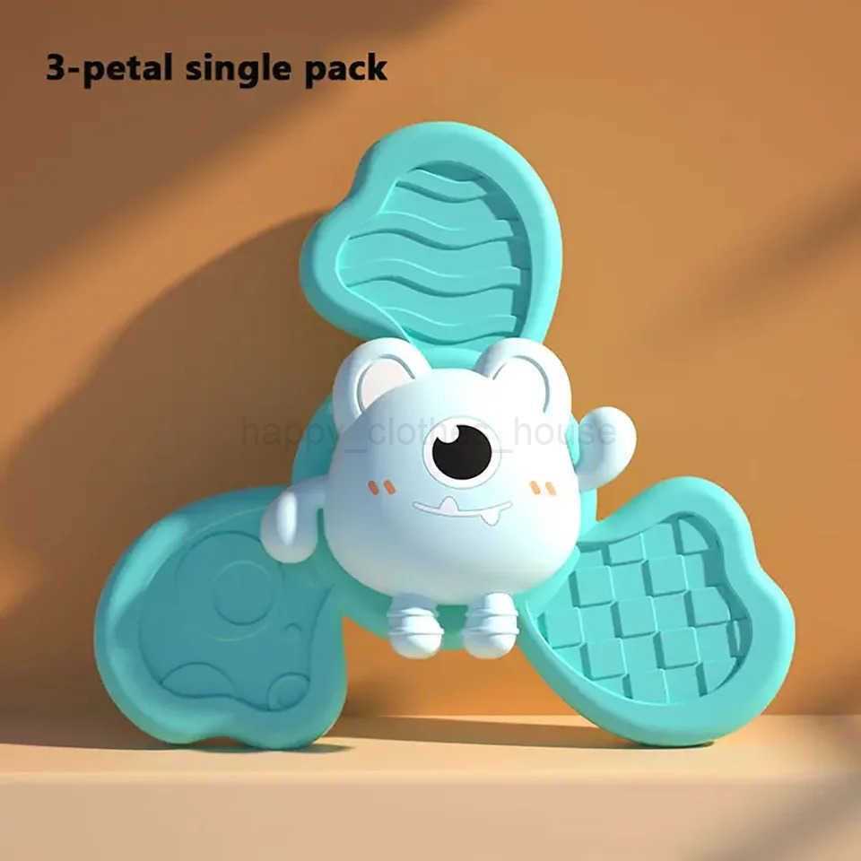 Baby Bath Toys Funny Bathing Sucker Spinner Suction Cup Rattles Fidget Educational ToysChristmas Birthday Gifts for KidsXJ241207