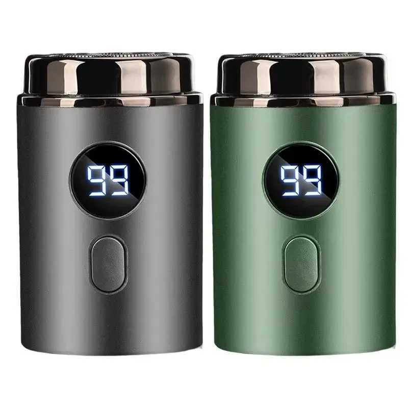 Small Mens Electric Shaver USB Rechargeable Portable Razors Comfortable Easy Travel Mini Beard Body Hair Trimmer Pocket RazorsXJ241207