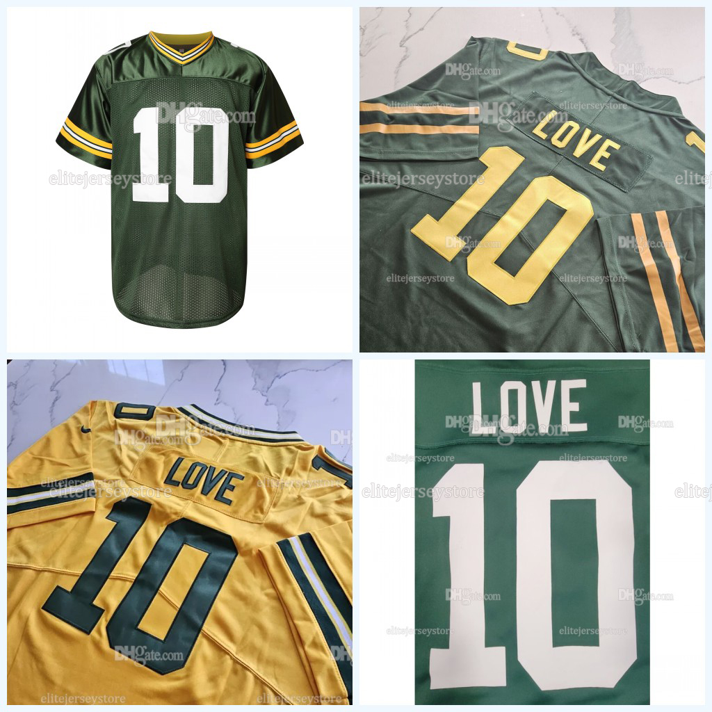 Custom Football Jersey Love Favre White Kraft Reed Men Women Youth Any Name Number Embroidered Letter Number Design Polyester